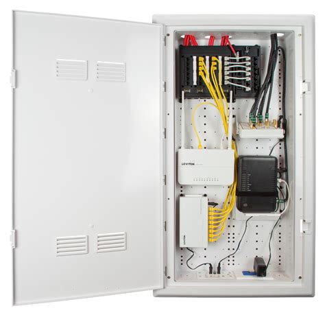 structured media enclosure patch panel